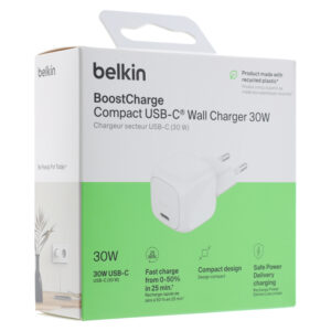 Belkin BoostCharge Chargeur compact USB-C 30W