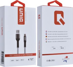 UNIQ Accessory Câble USB Type-C Chargeur Rapide